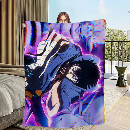 Solo Leveling Sung Jinwoo Plush Blanket