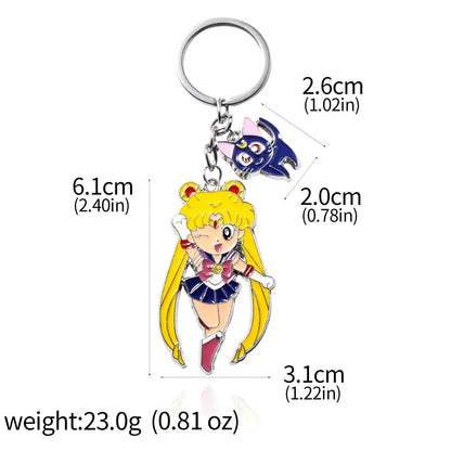 Sailor Moon Tsukino Usagi Enamel Keychain