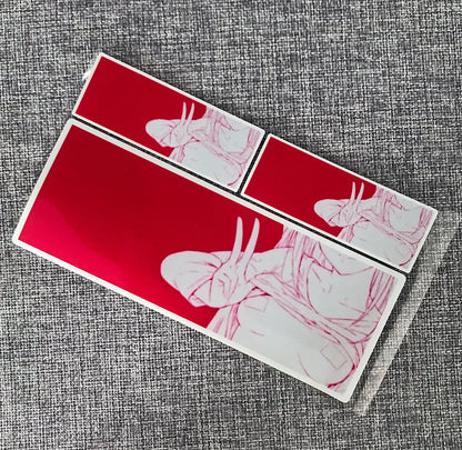JDM Anime Girl Car Sticker Reflective Waterproof Vinyl Decals