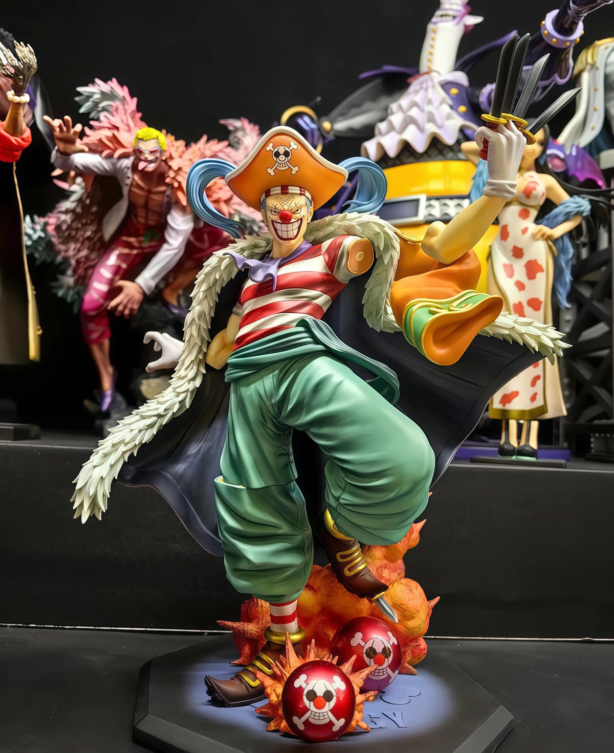 One Piece Buggy PVC Statue