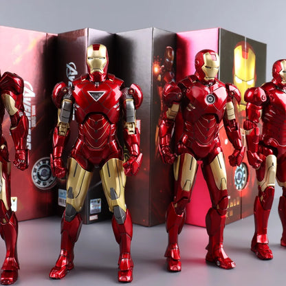 ZD Toys Marvel Studios Iron Man MK3 Action Figure MK35 MK24 MK40 MK38 Tony Stark Ironman Figure Action Collect Toy Gift