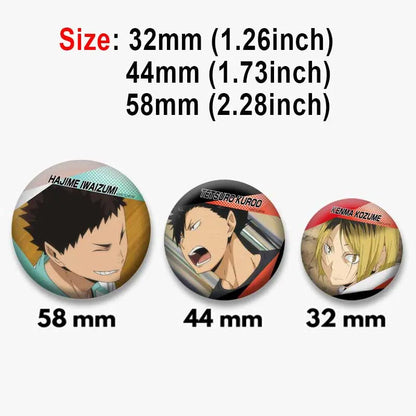 Haikyuu Kenma Button Pin