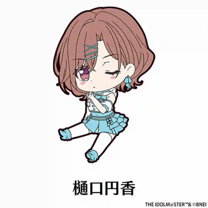 Anime Fans Gifts TTHE IDOLM@STER  Cute Kawaii HD Character Shimamura Uzuki Acrylic Keychain Decoration About 6cm