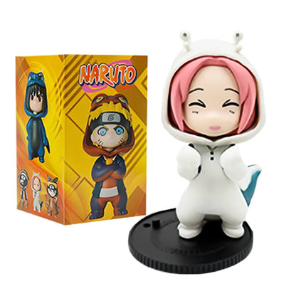 Hot Naruto Blind Box Figures Model Ornament Anime Uchiha Sasuke Sakura Cosplay Action Figurine Model Toys Decorations Gifts