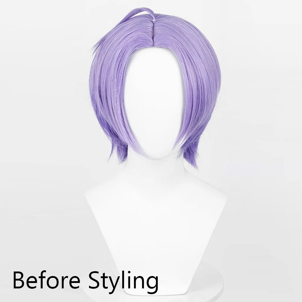Anime Game Purple Wig