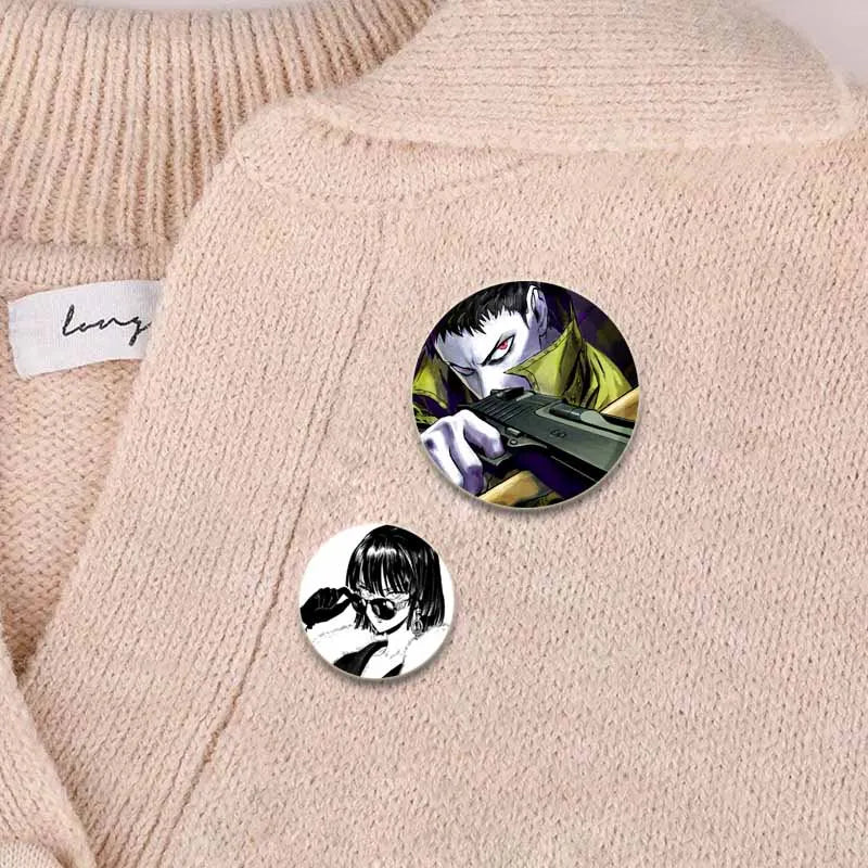 One Punch Man Saitama Button Pins