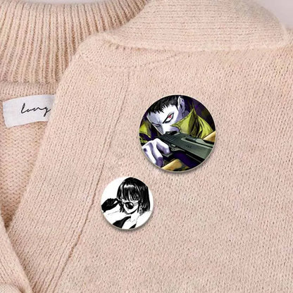 One Punch Man Saitama Button Pins