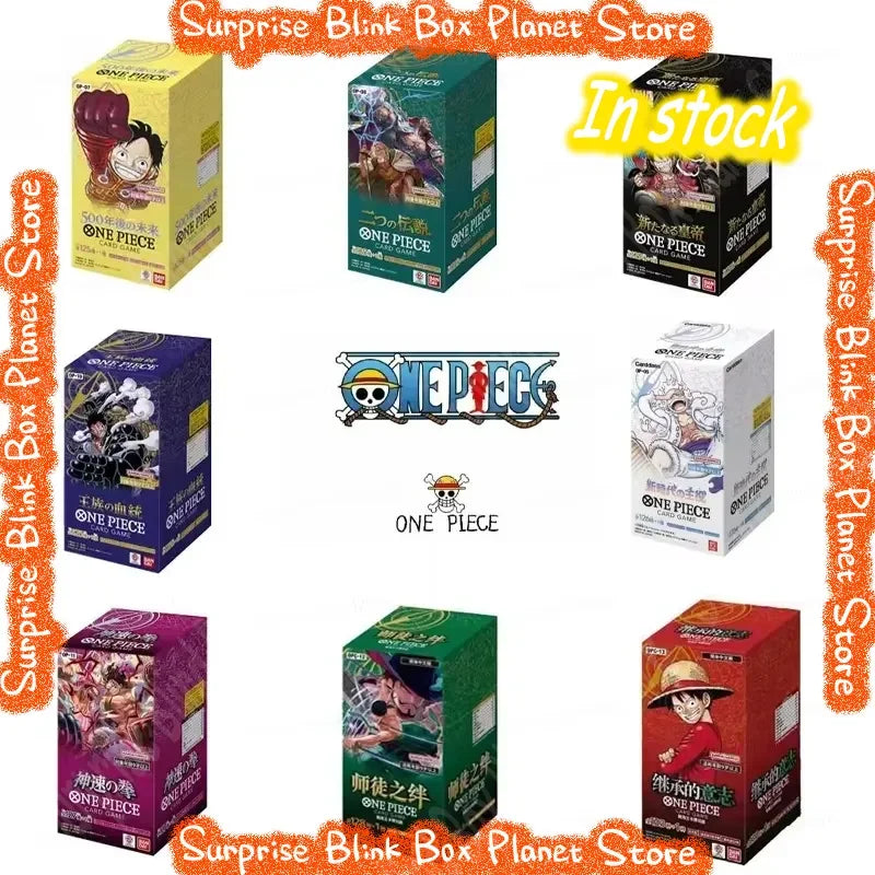In-Stock Genuine OP01 to OP16 JP Edition One Piece Series Card anime merchandise Era Awakening Cards Collectible Toy player Gift