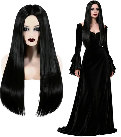 The Addams Family Morticia Wig