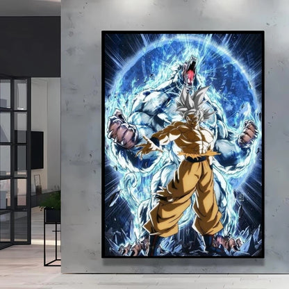 Classic Anime Canvas Printing Posters Dragon Ball Goku Vegeta HD Prints kids Gifts Aesthetic Poster Room wall Decor Pictures