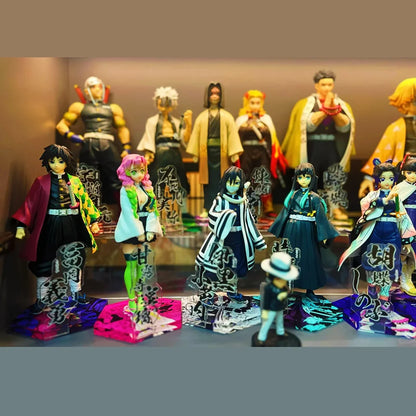 Anime Figure Demon Slayer Figures Kimetsu No Yaiba Doll Tanjiro Nezuko Zenitsu Figurine Inosuke Warrior Action Figure Model Toys
