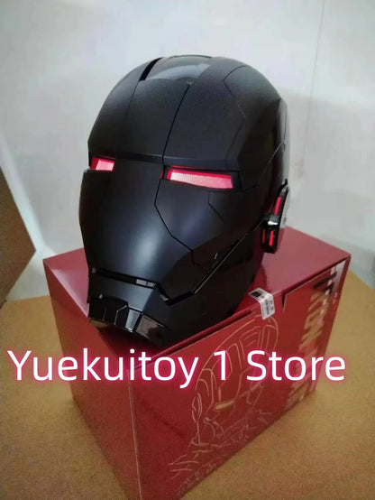 Wearable Iron Man Mk5 Helmet Toy with Arm Cannon Role Play Gift for Fans Transformers Bumblebee & Green Goblin Designs