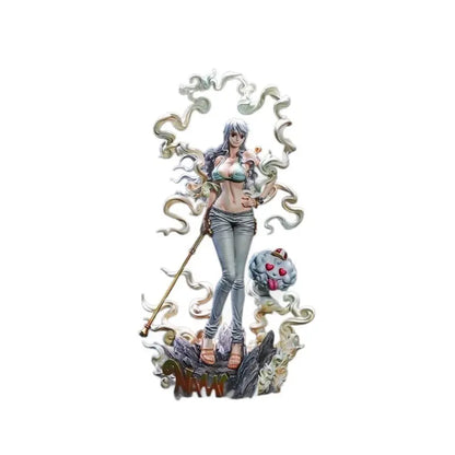 30cm Anime One Piece Nika Nami Action Figurine Desktop Model Trendy Toy Pvc Static Statue Pc Case Ornament Collection Fan Gifts