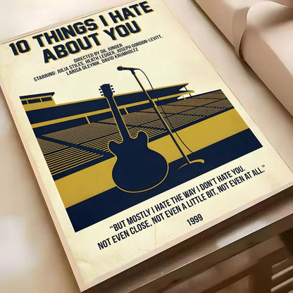 10 Things I Hate About You Wall Sticker