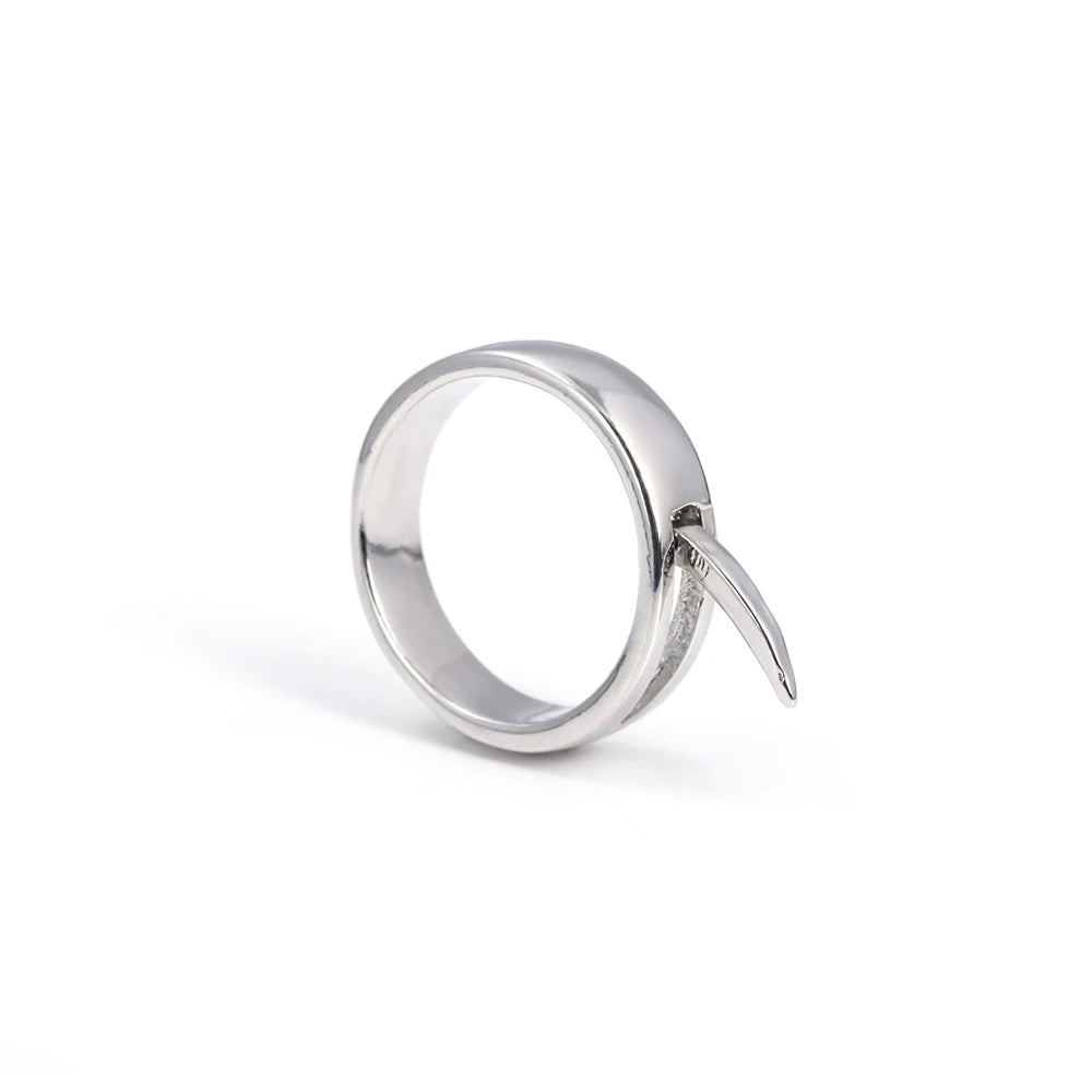 Anime Attack on Titan Annie Leonhart Cosplay Costume Metal Alloy Transform Ring Accessories Props