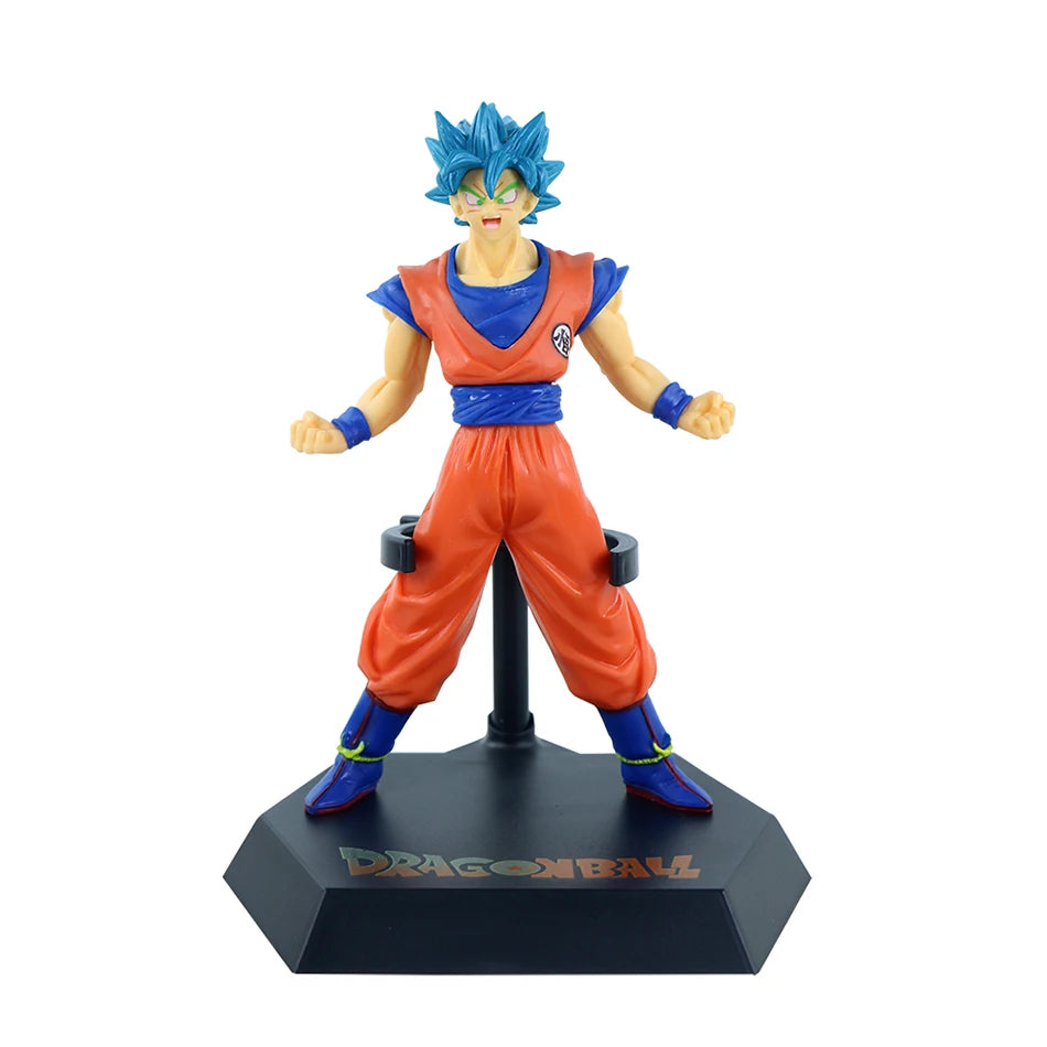 Anime Dragon Ball Z Super Saiyan Son Goku Vegeta Anime Action Figure Model Gifts Collectible Figurines for Kids 18cm
