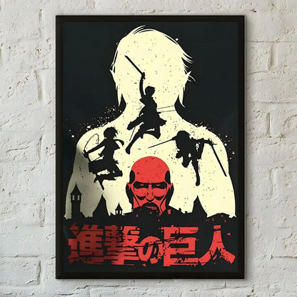 Anime Attack on Titan Poster  Poster Print Wall Art Pictures Canvas Painting Living Room Bedroom Home Decor