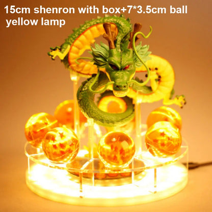 Dragon Ball Shenlong Lamp Action Figure Shenron DBZ Led Night Light Shenlong 7 Star Crystal Balls Anime Figurine Collection Gift