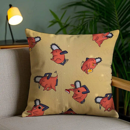 Chainsaw Man Pochita Pillow Case