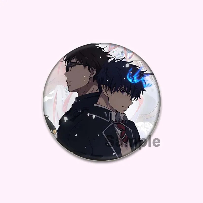 Blue Exorcist Okumura Rin Brooch Pins