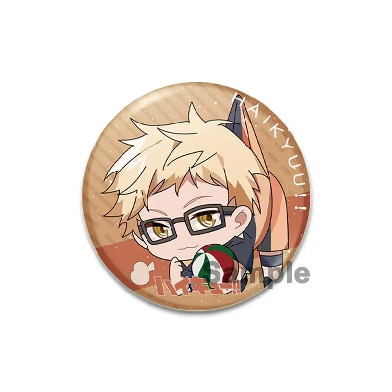 Haikyuu! Karasuno Brooch Pins