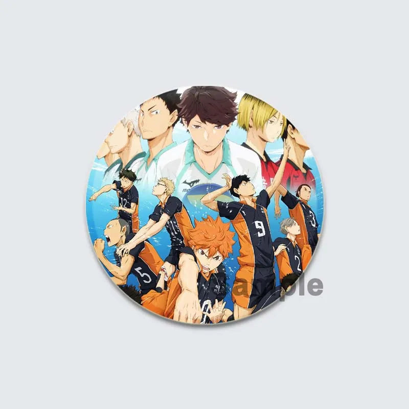 Haikyuu!! Anime Button Pins