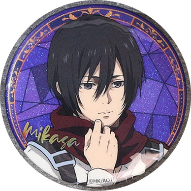 58mm Anime Attack on Titan Eren Jaeger Mikasa·Ackerman Sasha Braus Cosplay COSTUME Badge Pin SPTE Tinplate Brooch﻿ Prop Gilf