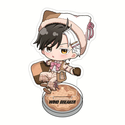 WIND BREAKER Brown Safari Acrylic Stand