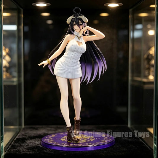 8.66in/22cm Anime Overlord Figure albedo Action Figures Pvc Statue
