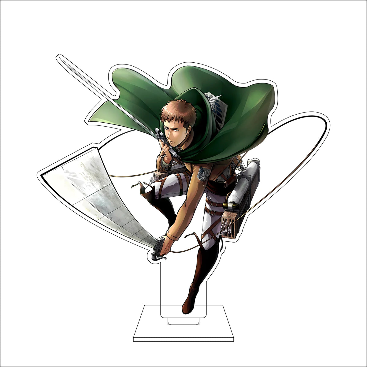 16CM Anime Attack on Titan Cosplay Acrylic Figure Stand Plate Jean Kirstein Hange Zoe Rivaille Ackerman Ornaments Gifts