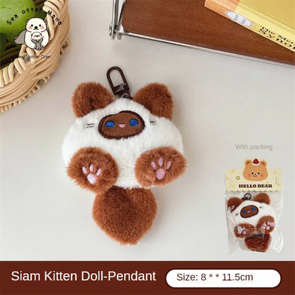 Anime Cat Plush Pendant