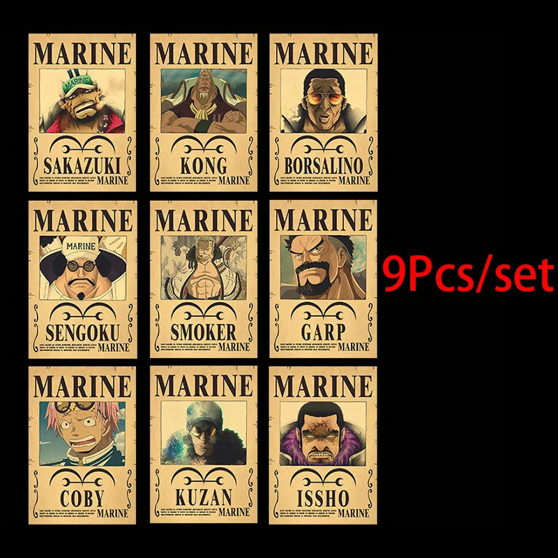 One Piece Luffy Wanted Posters