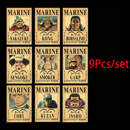 One Piece Luffy Wanted Posters
