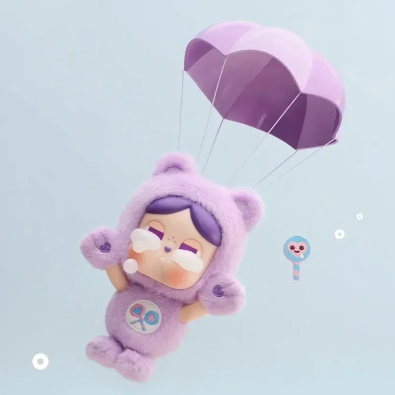 POP MART CRYBABY Care Bears Series Vinyl Plush Pendant Mystery Box Genuine Blind Box Guess Toys Bag Ornament Cute Figurines