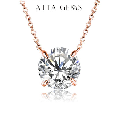 Moissanite Diamond Pendant Necklace