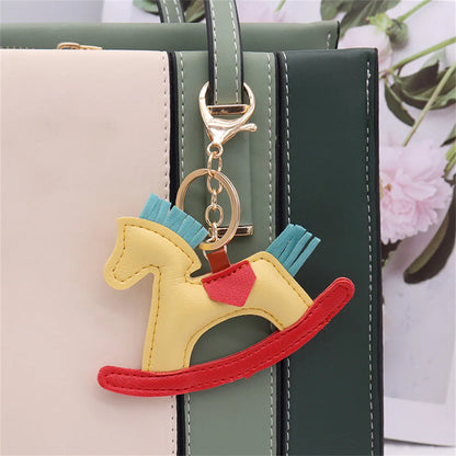 Horse Pony Tassel Keychain