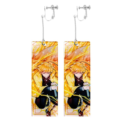 Demon Slayer Tanjiro Hanafuda Earrings