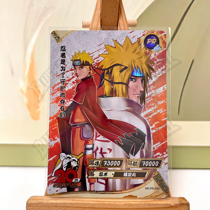 Kayou Naruto PR Full Set No 1-38 Uchiha Sasuke Uzumaki Naruto Sakura Haruno Kakashi Rare Anime Collectible Trading Cards Toy Gif