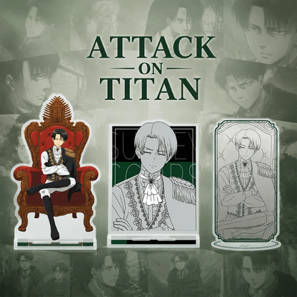 Attack on Titan Levi Ackerman 15cm Acrylic Stand Keychain Figure Desk Display Ornament Anime Fan Merch Gift Toy