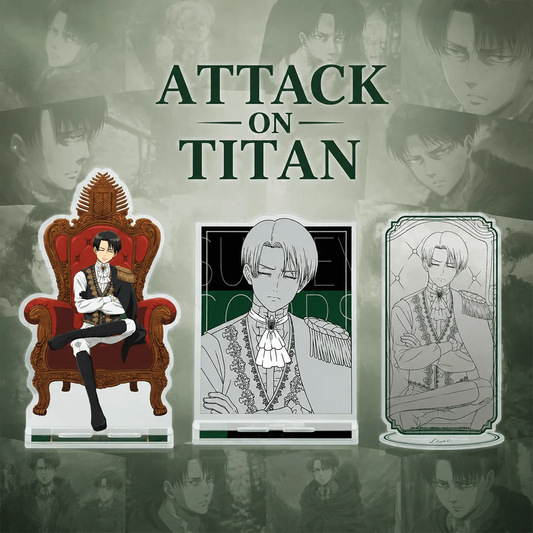 Attack on Titan Levi Ackerman 15cm Acrylic Stand Keychain Figure Desk Display Ornament Anime Fan Merch Gift Toy