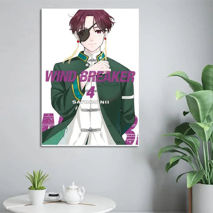 Wind Breaker Poster Wall Sticker