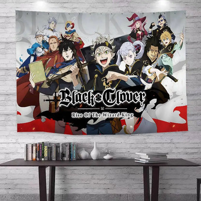 Black Clover Bohemian Tapestry