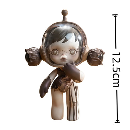 Pop Mart Skullpanda Bjd Nana Figures Baby Series Flower Blooming Figure  Pink Green SP Art Toy Limited Dolls Surprise Toy Gift