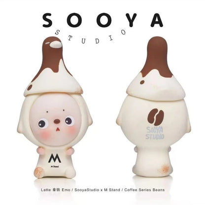 Genuine Sooya Mstand Coffee Beans Series Mini Figure Blind Box Ornament Collection Cute Toys Gift