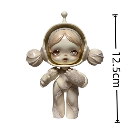 Pop Mart Skullpanda Bjd Nana Figures Baby Series Flower Blooming Figure  Pink Green SP Art Toy Limited Dolls Surprise Toy Gift