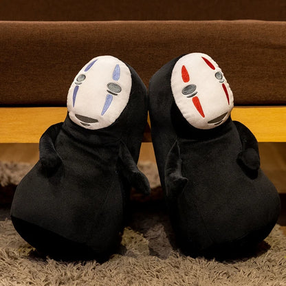 Japanese Anime No Face Man Stuffed Plush Toy Soft Figure Doll Home Decor Birthday Gift Intresting Movie Character Collectible