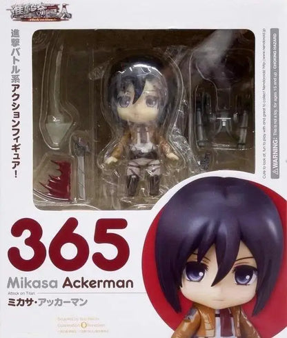 Anime Attack On Titan 1123# Hange Zoe 2000# Eren Jaeger Mikasa Ackerman Action Figures Cartoon Model Movable Doll Ornament Gift
