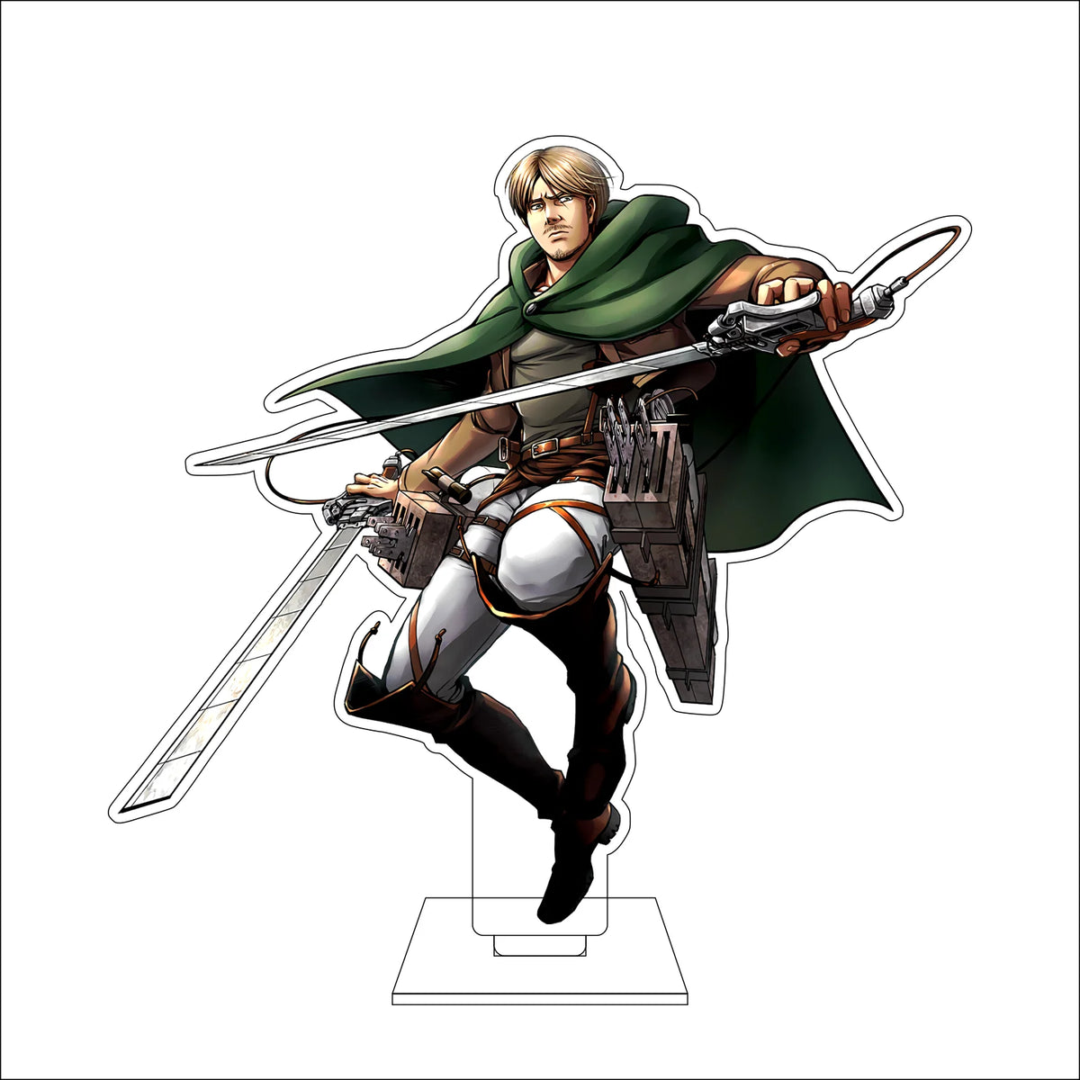 16CM Anime Attack on Titan Cosplay Acrylic Figure Stand Plate Ymir Sasha Braus Conny Springe Ornaments Gifts