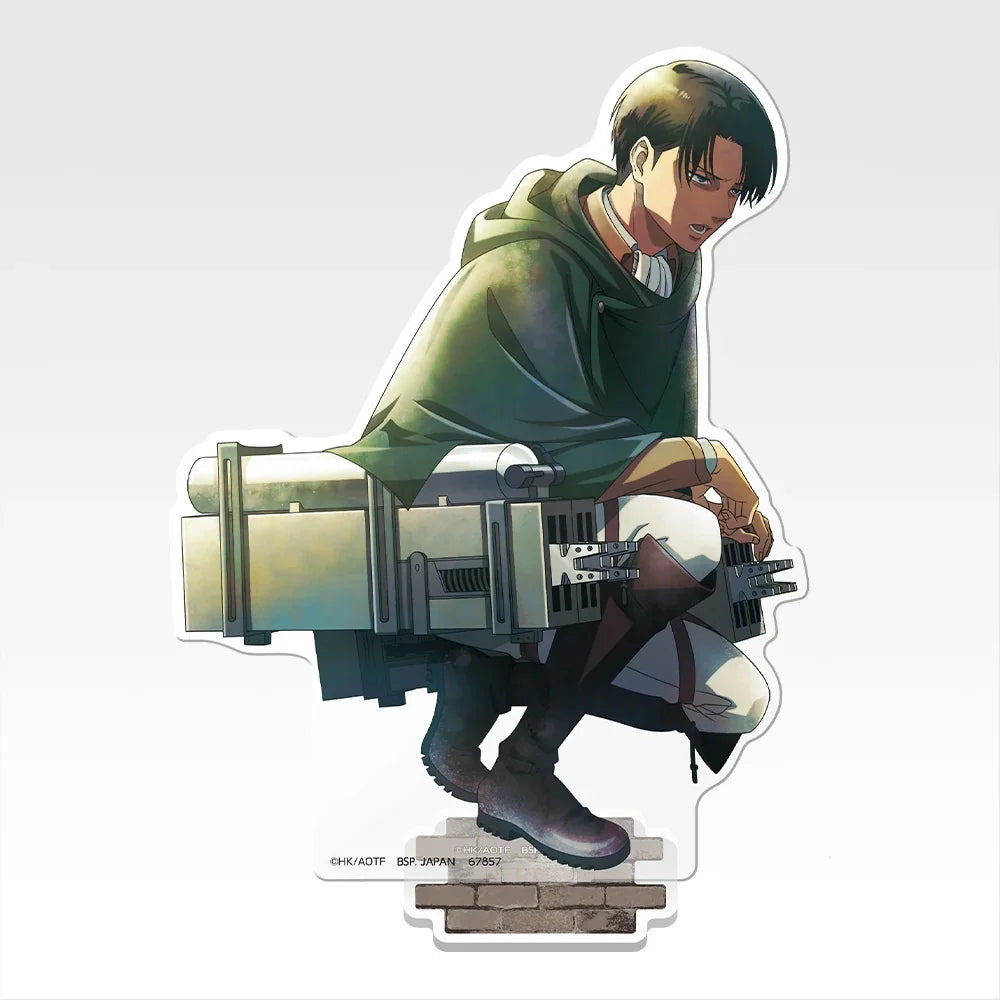 15Cm Acrylic Standee for Attack on Titan Levi Ackerman Erwin Smith Cartoons Standee Deskto Decoration Exquisite Gift Ornament