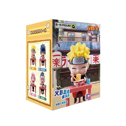 In Stock Naruto Shippuden Ramen Theme Series Blind Box - Chibi Mini PVC Anime Figures - Mystery Sasuke Uchiha & Naruto Toy Gifts